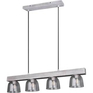 👉 Hanglamp active Trio international Houtgrijze Karina R30064054 4017807421293