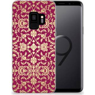 👉 Siliconen hoesje roze Samsung Galaxy S9 Barok Pink 8718894369159