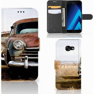 👉 Telefoon hoes Samsung Galaxy A5 2017 Telefoonhoesje met foto Vintage Auto 8718894391303