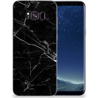 👉 Siliconen hoesje marmer zwart Samsung Galaxy S8 Plus TPU 8718894414835