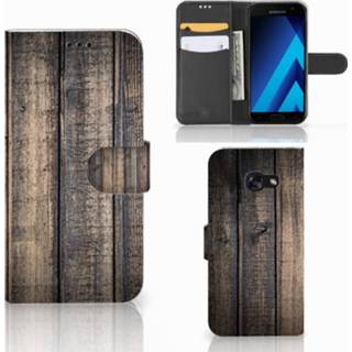 👉 Steiger hout Samsung Galaxy A5 2017 Book Style Case Steigerhout 8718894422830