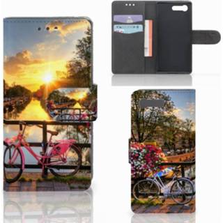 👉 Flip cover Sony Xperia X Compact Amsterdamse Grachten 8718894426715