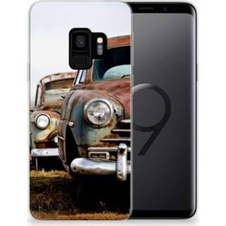 👉 Siliconen hoesje Samsung Galaxy S9 met foto Vintage Auto 8718894438725