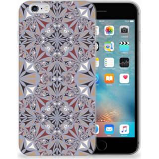 👉 Apple iPhone 6 | 6s TPU Siliconen Hoesje Flower Tiles