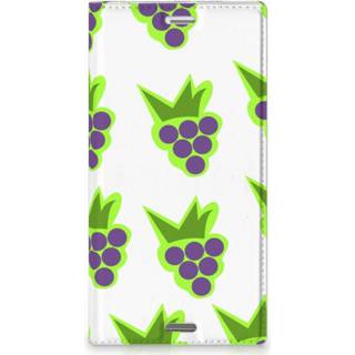 👉 Sony Xperia XZ Premium Flip Style Cover Druiven 8718894516942