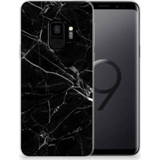 👉 Siliconen hoesje marmer zwart Samsung Galaxy S9 TPU 8718894536599