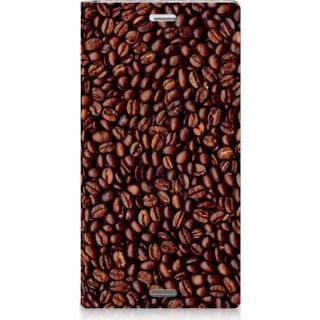 👉 Koffie boon Sony Xperia XZ Premium Flip Style Cover Koffiebonen 8718894973912