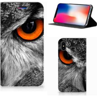 👉 X XS Apple iPhone | Hoesje maken Uil 8718894981313