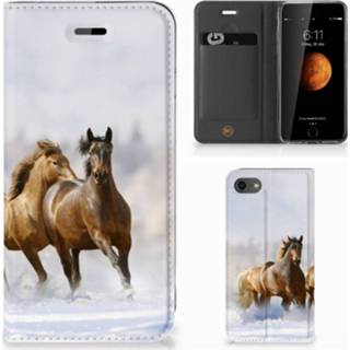 👉 Apple iPhone 7 | 8 Hoesje maken Paarden 8718894985618