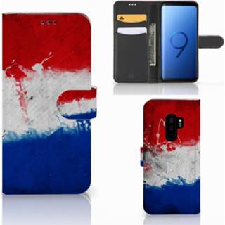 👉 Nederlandse vlag Samsung Galaxy S9 Plus Bookstyle Case 8718894987339