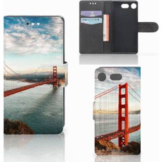 👉 Flip cover Sony Xperia XZ1 Compact Golden Gate Bridge 8718894995693