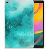 👉 Tablethoes blauw Samsung Galaxy Tab A 8.0 (2019) Painting Blue 8720091548244