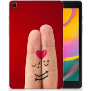 Siliconen hoesje Samsung Galaxy Tab A 8.0 (2019) Leuke Hoes Liefde 8720091070882