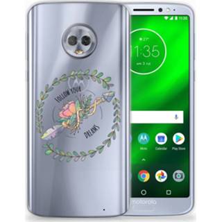 👉 Motorola Moto G6 Plus Telefoonhoesje met Naam Boho Dreams