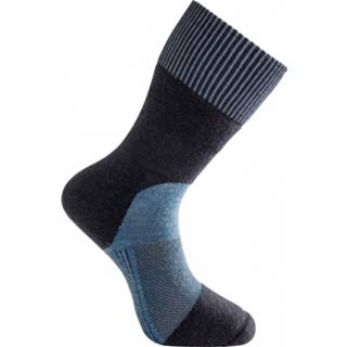 👉 Sock uniseks zwart blauw Woolpower - Socks Skilled Classic 400 Wandelsokken maat 40-44, zwart/blauw 7317430037470