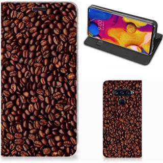 👉 Koffieboon LG V40 Thinq Flip Style Cover Koffiebonen 8720091106413