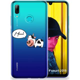 👉 Telefoon hoes Huawei P Smart 2019 Telefoonhoesje met Naam Cow 8720091119475