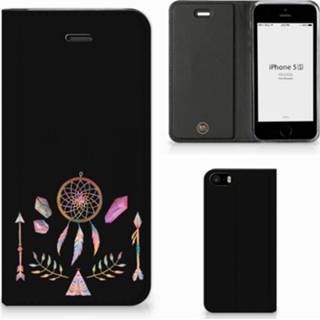 👉 IPhone SE|5S|5 Magnet Case Boho Dreamcatcher 8720091127661