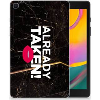 👉 Zwart Samsung Galaxy Tab A 8.0 (2019) Back cover met naam Already Taken Black 8720091139152