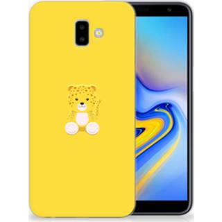 👉 Telefoonhoes baby's Samsung Galaxy J6 Plus (2018) Telefoonhoesje met Naam Baby Leopard 8720091140110
