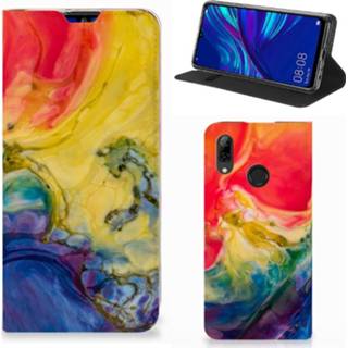 👉 Bookcase Huawei P Smart (2019) Watercolor Dark