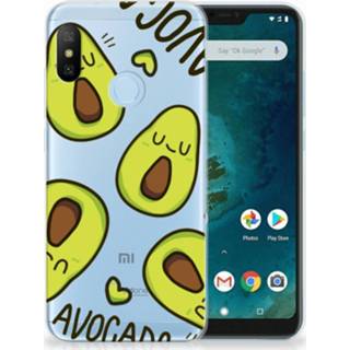 👉 Xiaomi Mi A2 Lite Telefoonhoesje met Naam Avocado Singing