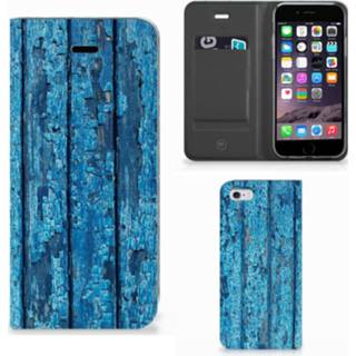 👉 Apple iPhone 6 | 6s Book Wallet Case Wood Blue