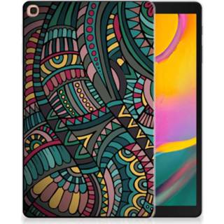 👉 Tablethoes Samsung Galaxy Tab A 10.1 (2019) Tablethoesje Design Aztec 8720091179530