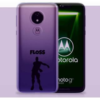 👉 Telefoon hoes Motorola Moto G7 Power Telefoonhoesje met Naam Floss 8720091188532