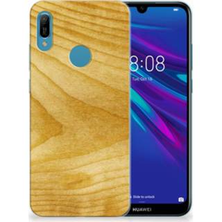 👉 Huawei Y6 2019 | Y6 Pro 2019 Bumper Hoesje Licht Hout