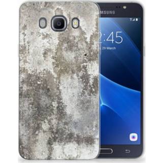 👉 Samsung Galaxy J5 2016 TPU Siliconen Hoesje Beton Print