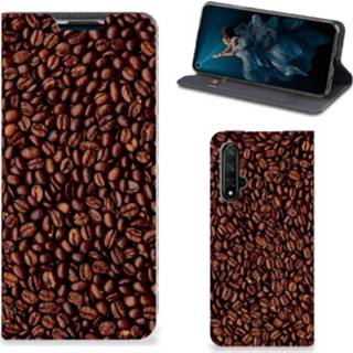 👉 Koffieboon Honor 20 Flip Style Cover Koffiebonen 8720091209961