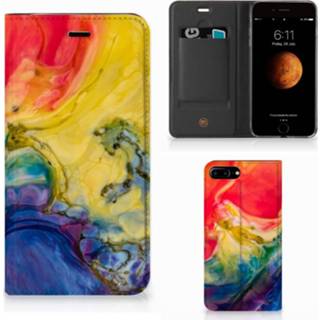 👉 Bookcase Apple iPhone 7 Plus | 8 Plus Watercolor Dark