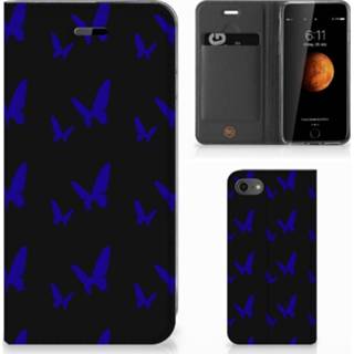 👉 Apple iPhone 7 | 8 Hoesje met Magneet Vlinder Patroon