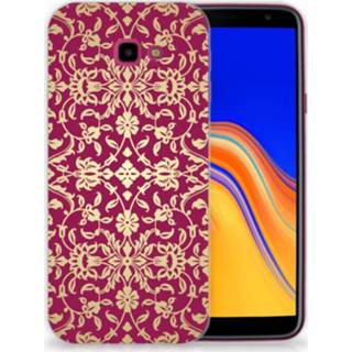 👉 Siliconen Hoesje Samsung Galaxy J4 Plus (2018) Barok Pink