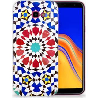 👉 Samsung Galaxy J4 Plus (2018) TPU Siliconen Hoesje Mozaïek