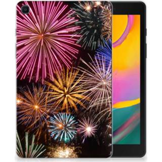 👉 Siliconen hoesje Samsung Galaxy Tab A 8.0 (2019) Leuke Hoes Vuurwerk 8720091368590