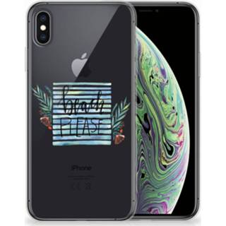 👉 Telefoon hoes XS Apple iPhone Max Telefoonhoesje met Naam Boho Beach 8720091372375