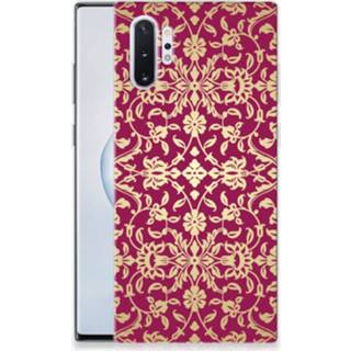 👉 Roze TPU Case Samsung Galaxy Note 10 Plus Barok Pink 8720091378100