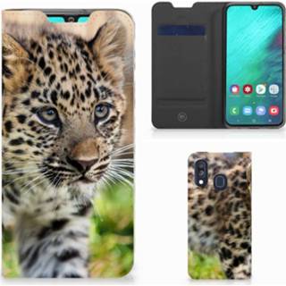 👉 Samsung Galaxy A40 Hoesje maken Baby Luipaard