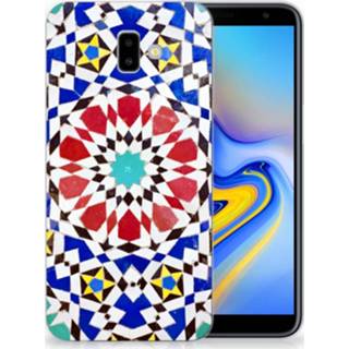 👉 Samsung Galaxy J6 Plus (2018) TPU Siliconen Hoesje Mozaïek