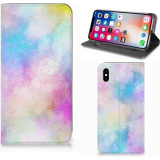 👉 Bookcase Apple iPhone Xs Max Watercolor Light