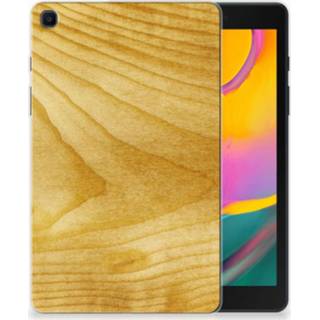 👉 Tablethoes silicone hout Samsung Galaxy Tab A 8.0 (2019) Tablet Hoes Licht 8720091526426