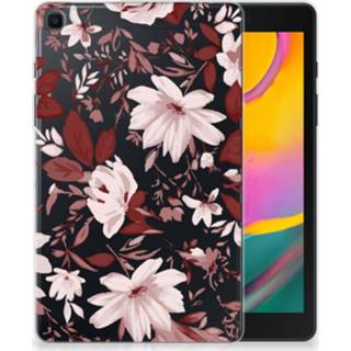 👉 Tablethoes Samsung Galaxy Tab A 8.0 (2019) Watercolor Flowers 8720091558502