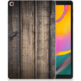 👉 Tablethoes silicone Samsung Galaxy Tab A 8.0 (2019) Tablet Hoes Steigerhout 8720091840294
