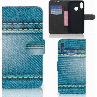 👉 Portemonnee Huawei P Smart 2019 Wallet Case met Pasjes Jeans 8720091589445