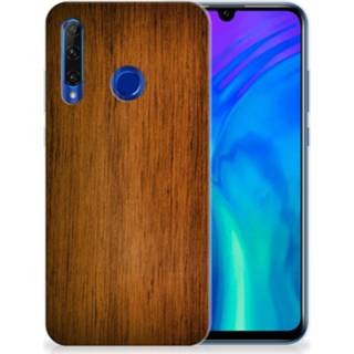 👉 Bumper hoesje hout Honor 20 Lite Donker 8720091650060