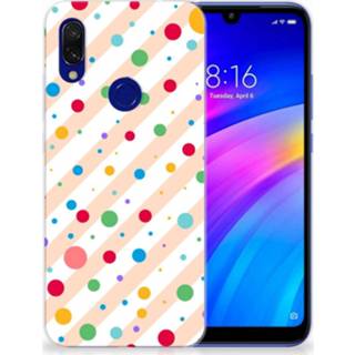 👉 Oranje Xiaomi Redmi 7 Uniek TPU Hoesje Pattern Orange 8720091090880