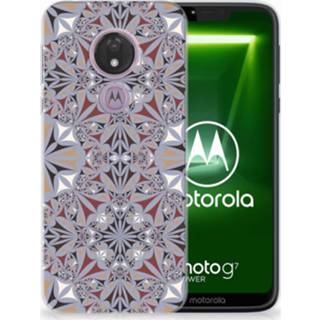 👉 Siliconen hoesje Motorola Moto G7 Power TPU Flower Tiles 8720091685536