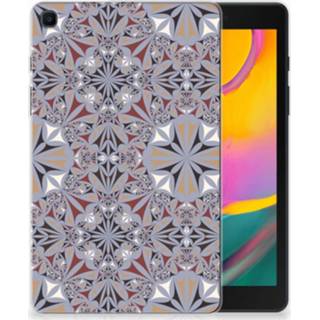 Samsung Galaxy Tab A 8.0 (2019) Tablet Back Cover Flower Tiles 8720091720176